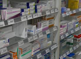 Pharmacy shelf