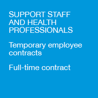 Support staff and health professionals - Temporary employee contracts_Full time