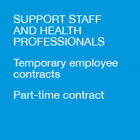 Support staff and health professionals - Temporary employee contracts_Part time