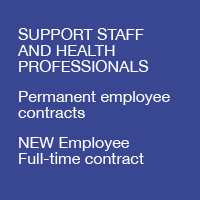 Support staff and health professionals Permanent employee contracts_NEW Full time