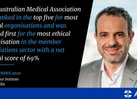 The AMA has been rated most ethical member association announcement