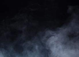 smoke against black background