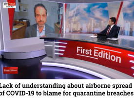 Dr Omar Khorshid on Sky News First Edition