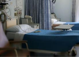 empty hospital bed