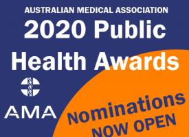 AMA Public Health Award 2020 - call for nominations