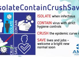 Isolate, contain, crush and save