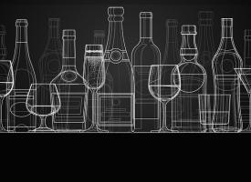 alcohol outlines