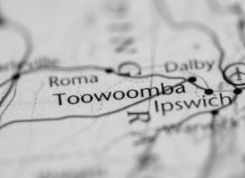 Map of Toowoomba region