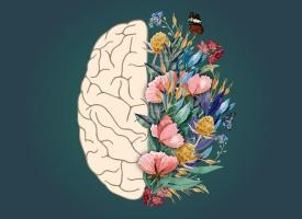Floral brain image 