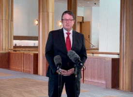 AMA President Professor Steve Robson at Parliament House, Canberra