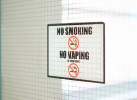 Image of no smoking no vaping sign