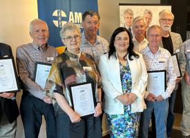 AMA Queensland President Dr Maria Boulton with 50-year members