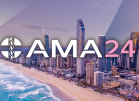 AMA24 logo with a background showing the Gold Coast skyline