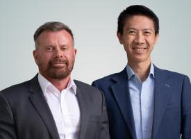 Brett Dale and Dr Nick Yim
