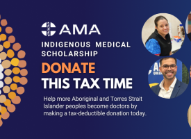 Donate to the AMA Indigenous Medical Scholarship this tax time