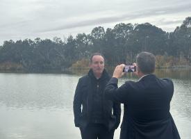 Dr Williams in the Riverland