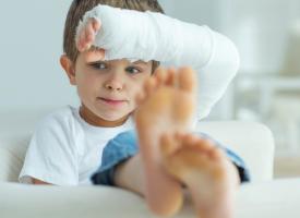 Injured child