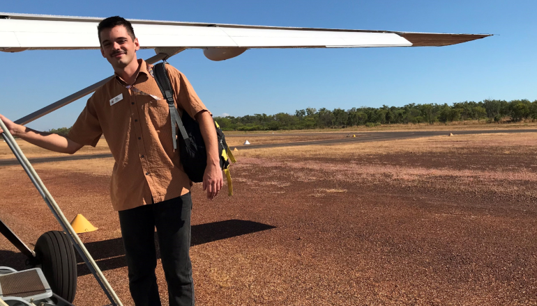 AMA Indigenous Scholarship recipient Lloyd Diggins