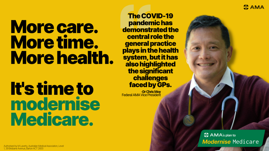 Campaign image with Dr Chris Moy