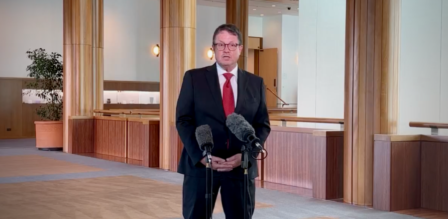 AMA President Professor Steve Robson at Parliament House, Canberra